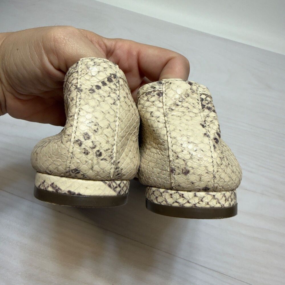 Vionic Callisto Snake Print Ballet Shoes Neutral Cream/Tan Women's 6M - Picture 4 of 8